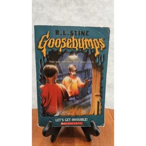 Goosebumps Let's Get Invisible! R.L. Stine Children's Book Scholastic‎